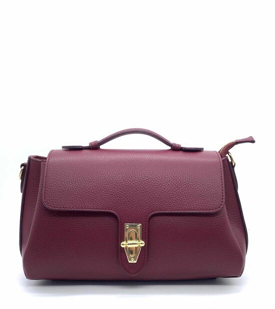 Ādas soma, Bordo krāsā, ražots Itālijā